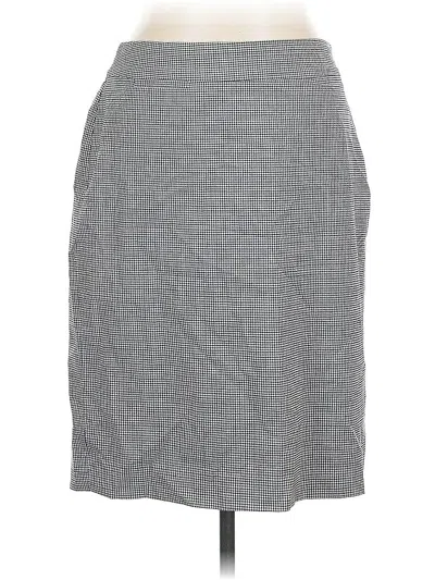 Pre-owned Banana Republic Wool Skirt In Gray