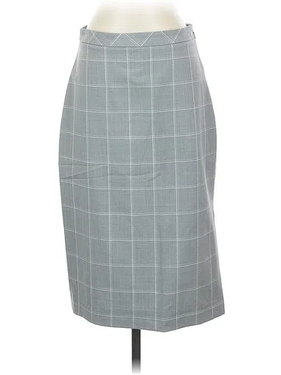 Pre-owned Banana Republic Wool Skirt In Gray