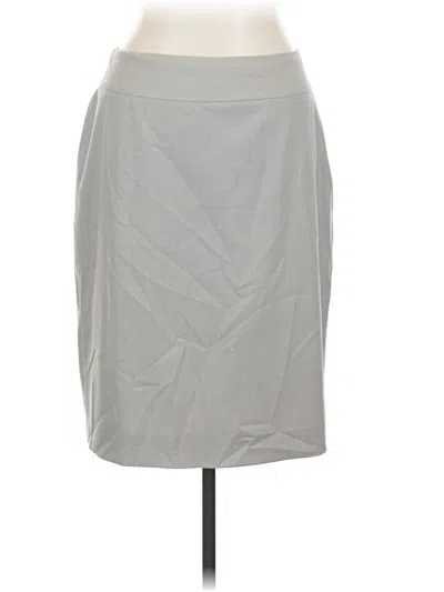 Pre-owned Banana Republic Wool Skirt In Gray
