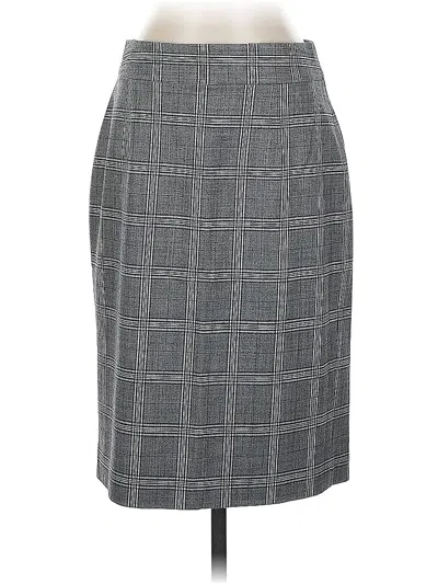 Pre-owned Banana Republic Wool Skirt In Gray
