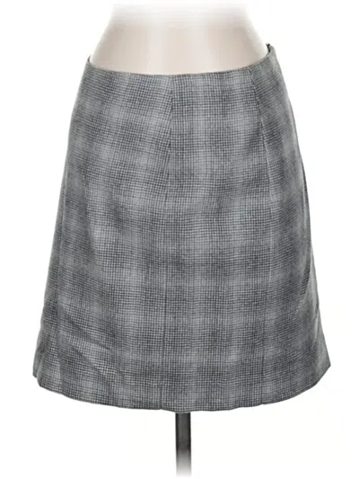 Pre-owned Banana Republic Wool Skirt In Gray