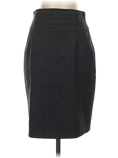 Pre-owned Banana Republic Wool Skirt In Gray