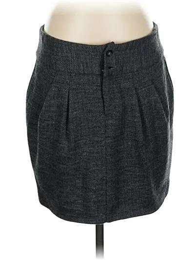 Pre-owned Banana Republic Wool Skirt In Gray