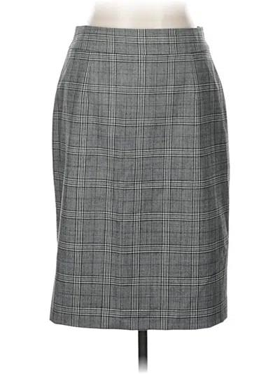 Pre-owned Banana Republic Wool Skirt In Gray
