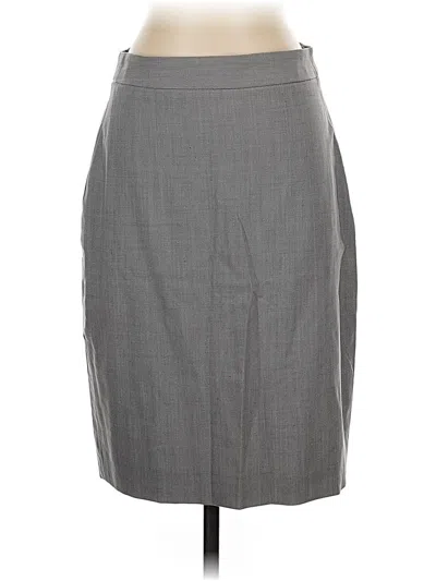 Pre-owned Banana Republic Wool Skirt In Gray