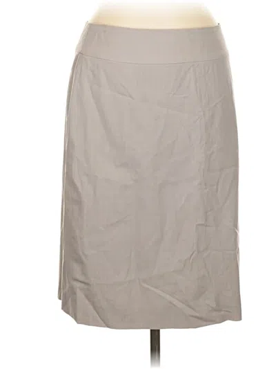 Pre-owned Banana Republic Wool Skirt In Gray