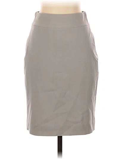 Pre-owned Banana Republic Wool Skirt In Gray