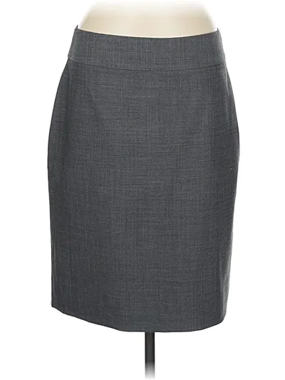 Pre-owned Banana Republic Wool Skirt In Gray