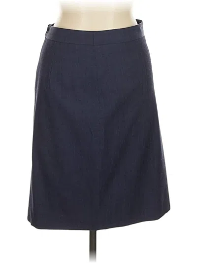 Pre-owned Banana Republic Wool Skirt In Gray