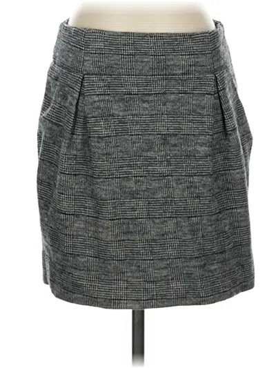 Pre-owned Banana Republic Wool Skirt In Gray
