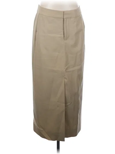 Pre-owned Banana Republic Wool Skirt In Tan