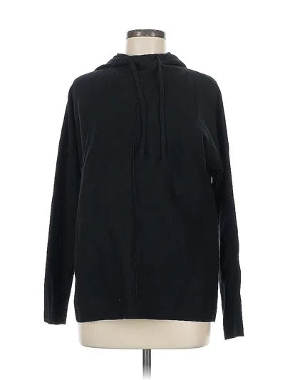 Pre-owned Banana Republic Zip Up Hoodie In Black