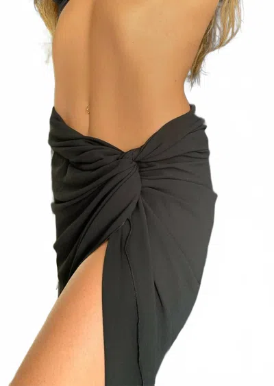 Bananhot Agam Bikini Skirt In Black