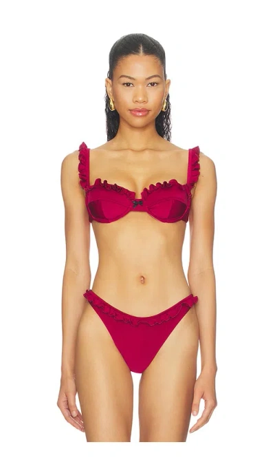 Bananhot Angela Bikini Top In Red