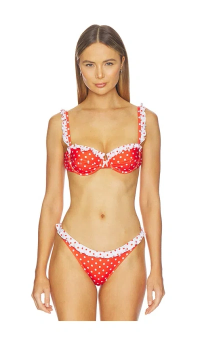 Bananhot Angela Bikini Top In Red