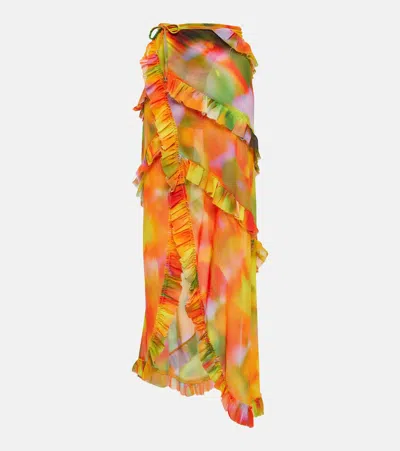 Bananhot Anita Printed Beach Cover-up In Multicoloured