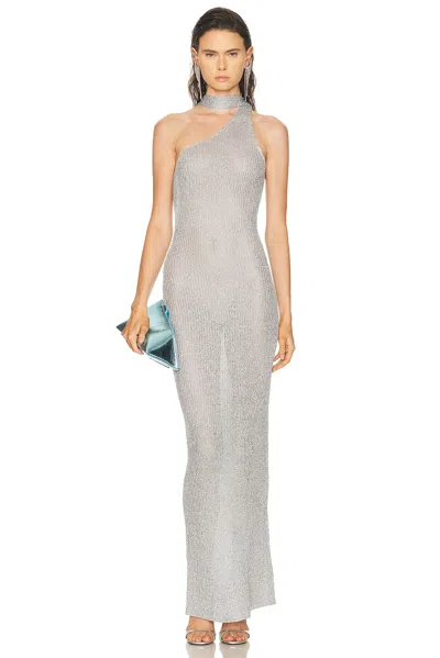 Bananhot Aretha Maxi Dress In Metallic