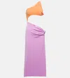 Bananhot Ariana One-shoulder Midi Dress In Mix