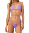 Bananhot Bell Bikini Top In Lavender Purple In Purple