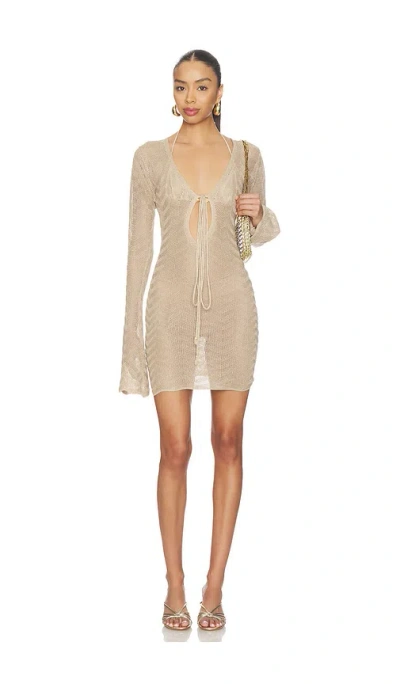 Bananhot Bia Mini Dress In Brown