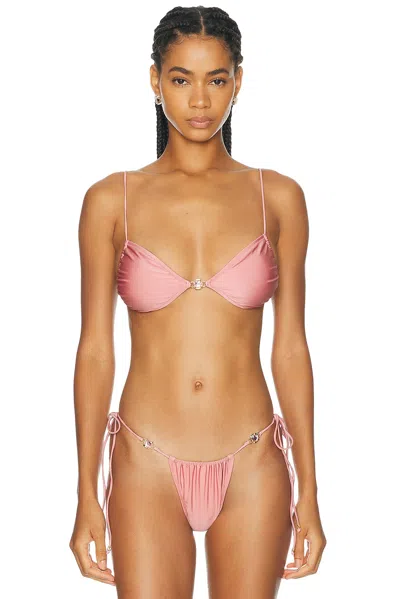 Bananhot Bloom Bikini Top In Pink