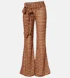 Bananhot Bowie Printed Straight Pants In Multi