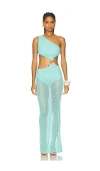 Bananhot Brie Dress In Aqua Marine