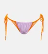 Bananhot Camila Bikini Bottoms In Purple Orange