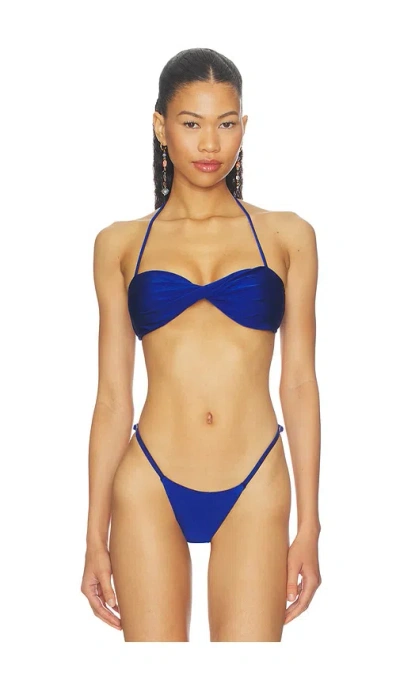 Bananhot Ciel Bikini Top In Blue