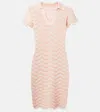 Bananhot Coco Striped Cotton-blend Minidress