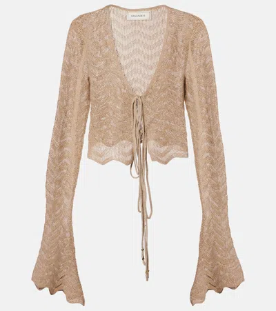 Bananhot Corin Cardigan In Brown