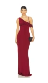 Bananhot Elektra Dress In Burgundy