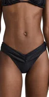Bananhot Ella Covered Bikini Bottoms Black In Black