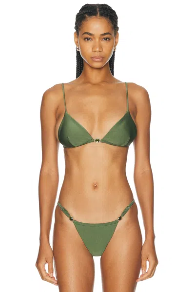 Bananhot Emi Lynn Bikini Top In Green