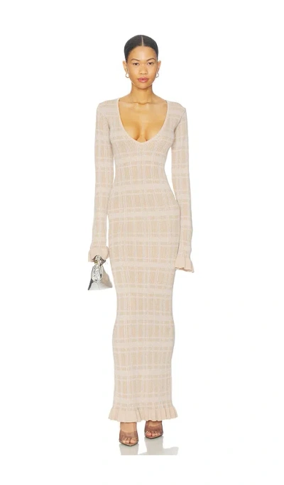 Bananhot Ether Maxi Dress In Animal Print