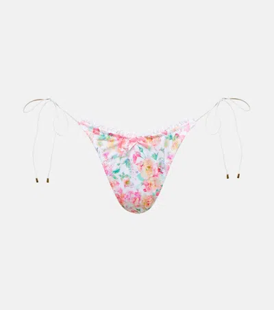 Bananhot Flora Floral Bikini Bottoms In Multicoloured
