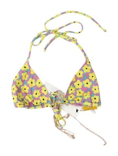 Pre-owned Bananhot Floral Print Top In Multicolor