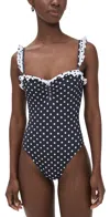 Bananhot Floyd One Piece Black Polka In Black
