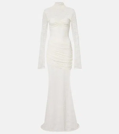 Bananhot Francisca Lace Maxi Dress In White