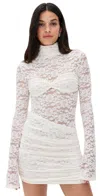 Bananhot Francisca Mini Dress Cream Lace