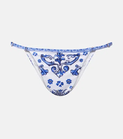 Bananhot Gala Printed Bikini Bottoms In Blue