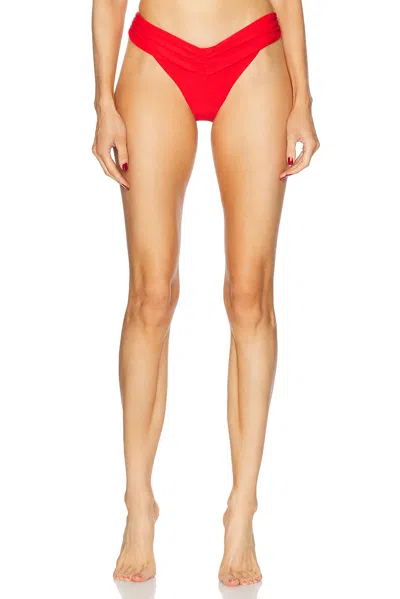 Bananhot Jasmin Bikini Bottom In Red Fire