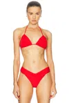 Bananhot Jasmin Bikini Top In Red Fire