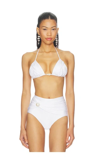 Bananhot Jasmin Pearl Top In White