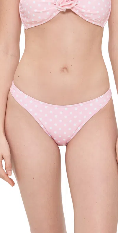 Bananhot Jussy Bottoms Peach Polka In Orange