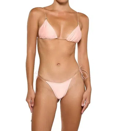 Bananhot Liv Butterfly Bikini Bottom In Peach In Pink