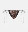 Bananhot Liv Leopard-print Bikini Bottoms In Multicolor