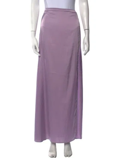 Pre-owned Bananhot Long Skirt In Purple