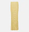 Bananhot Magen Crochet Cotton-blend Maxi Skirt