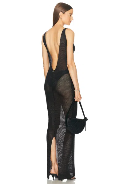 Bananhot Metallic Dress In Black